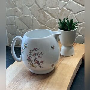 VINTAGE | China Milk Pitcher with Japanese Bird